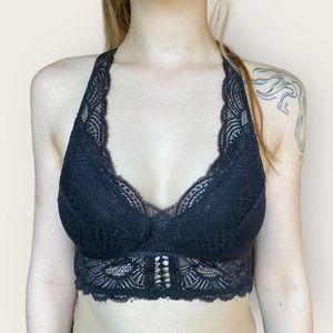 Black lace bralette from Dynamite